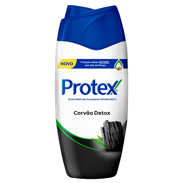 Sabonete Líquido Antibacteriano Protex Carvão Detox 